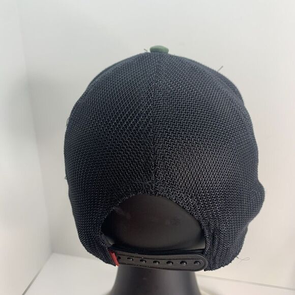 Chevrolet Red LBL 109 Camouflage‎ Trucker Snapback Black Cap US Flag - Picture 3 of 6